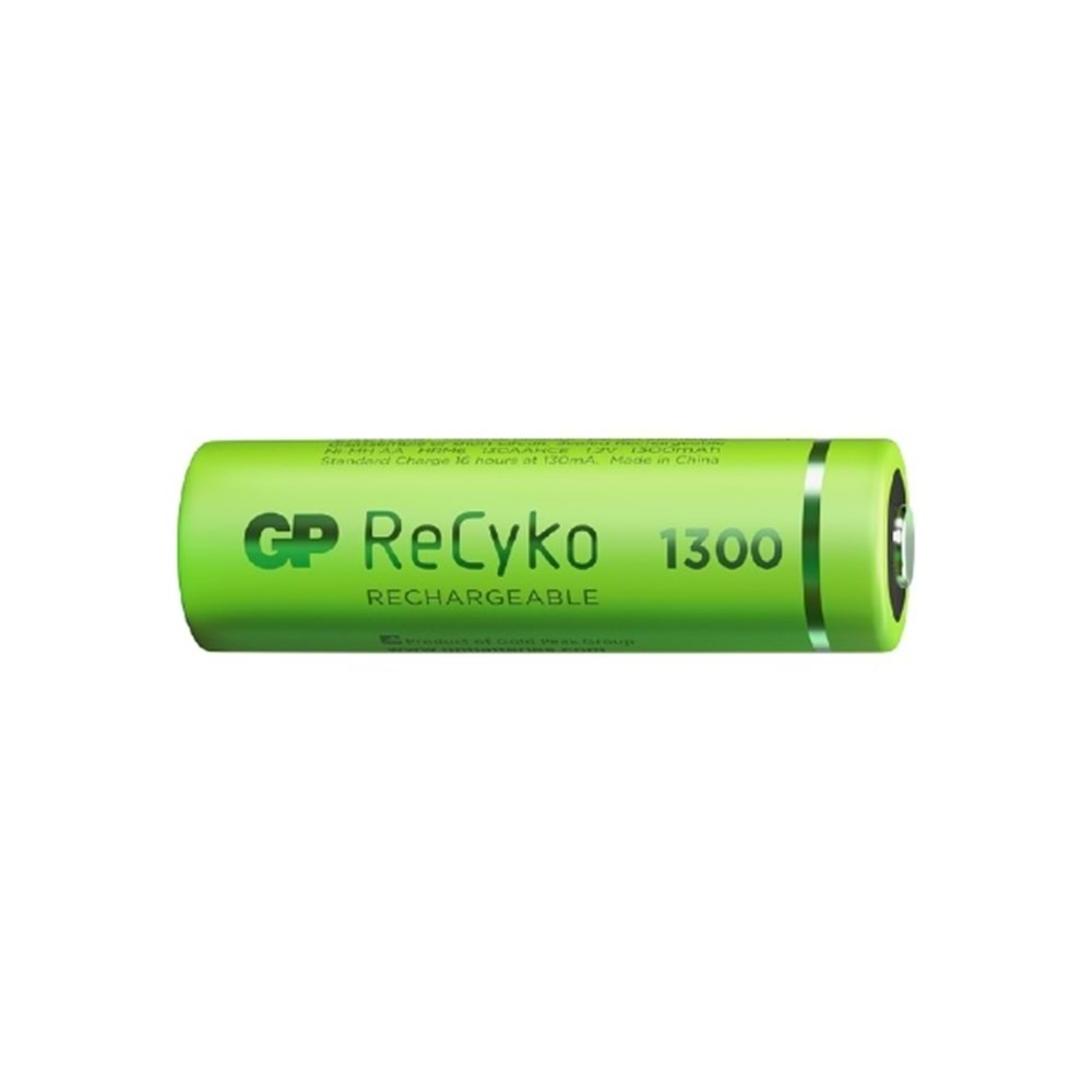 GP 1300 mAh AA Ni-MH Şarj Edilebilir Kalem Pil 2'li ReCyko 130AAHCE 1300 Serisi