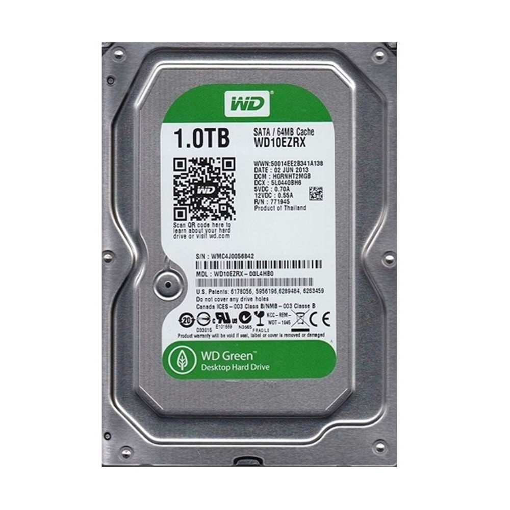 1TB WD HARDDİSK WD10 GREEN