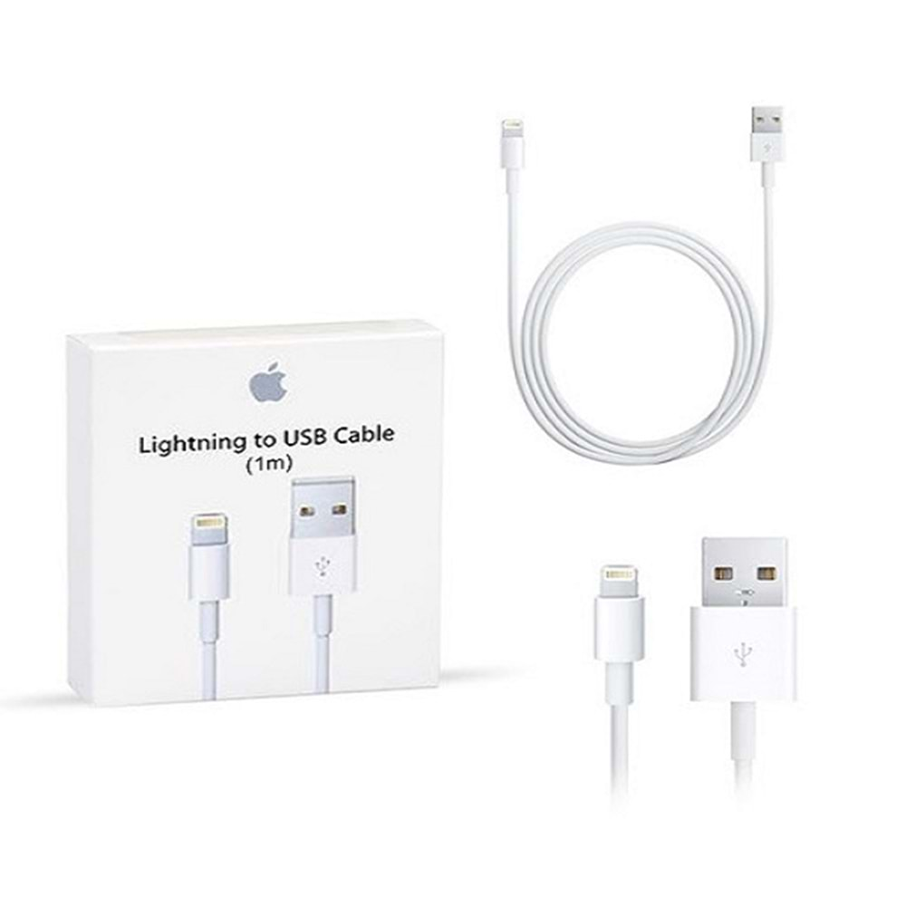 Apple Lightning to USB Cable, 1M, MD818ZMA, White