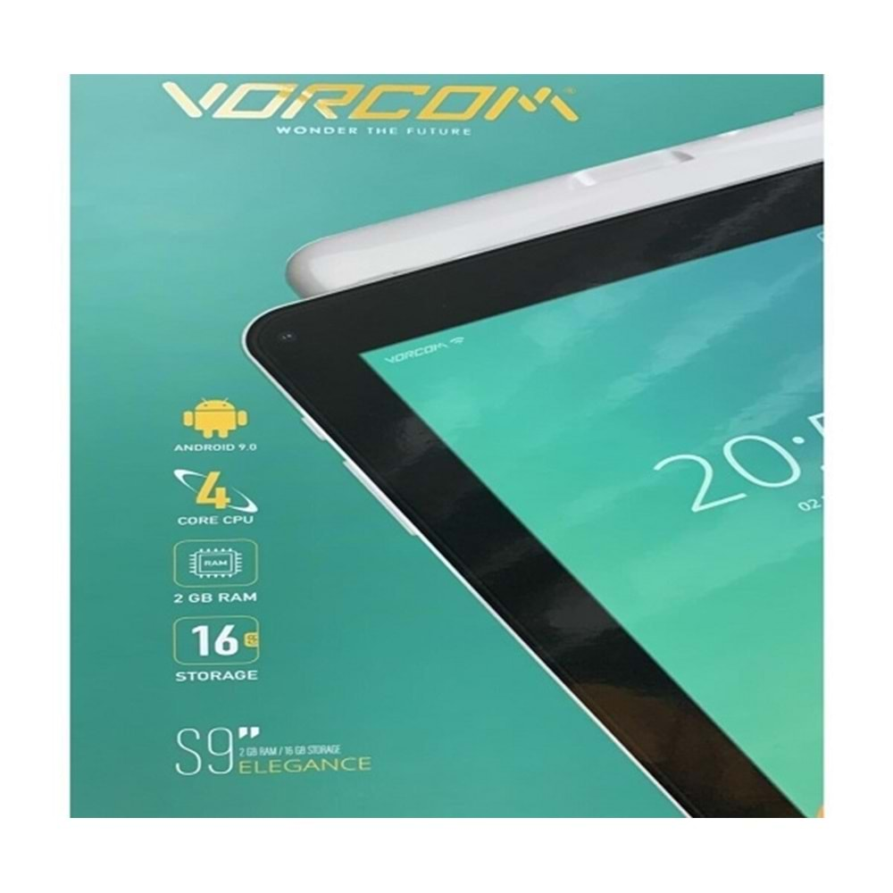 Vorcom S9 Tablet 2ram 16gb Hafıza Siyah & Beyaz