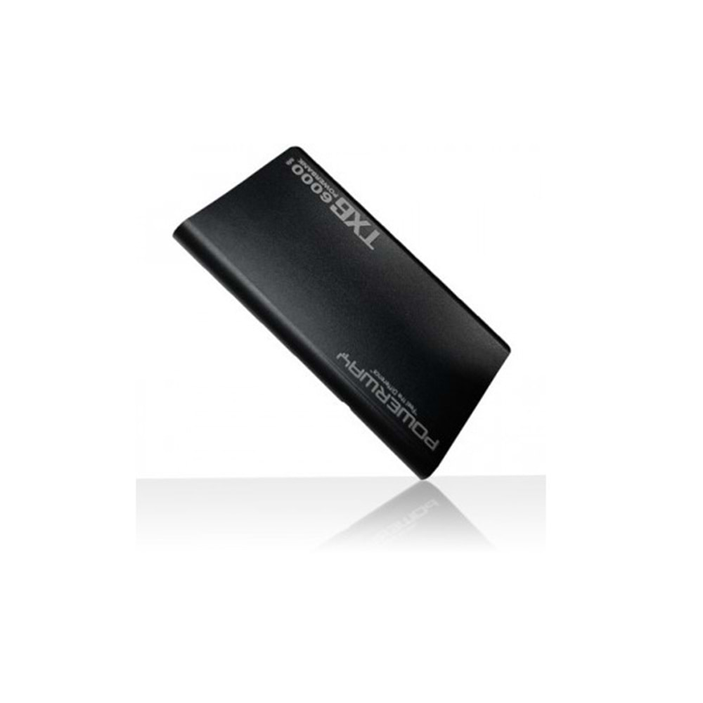 POWERWAY TX6 6000 MAH TAŞINABİLİR POWERBANK ÇELİK