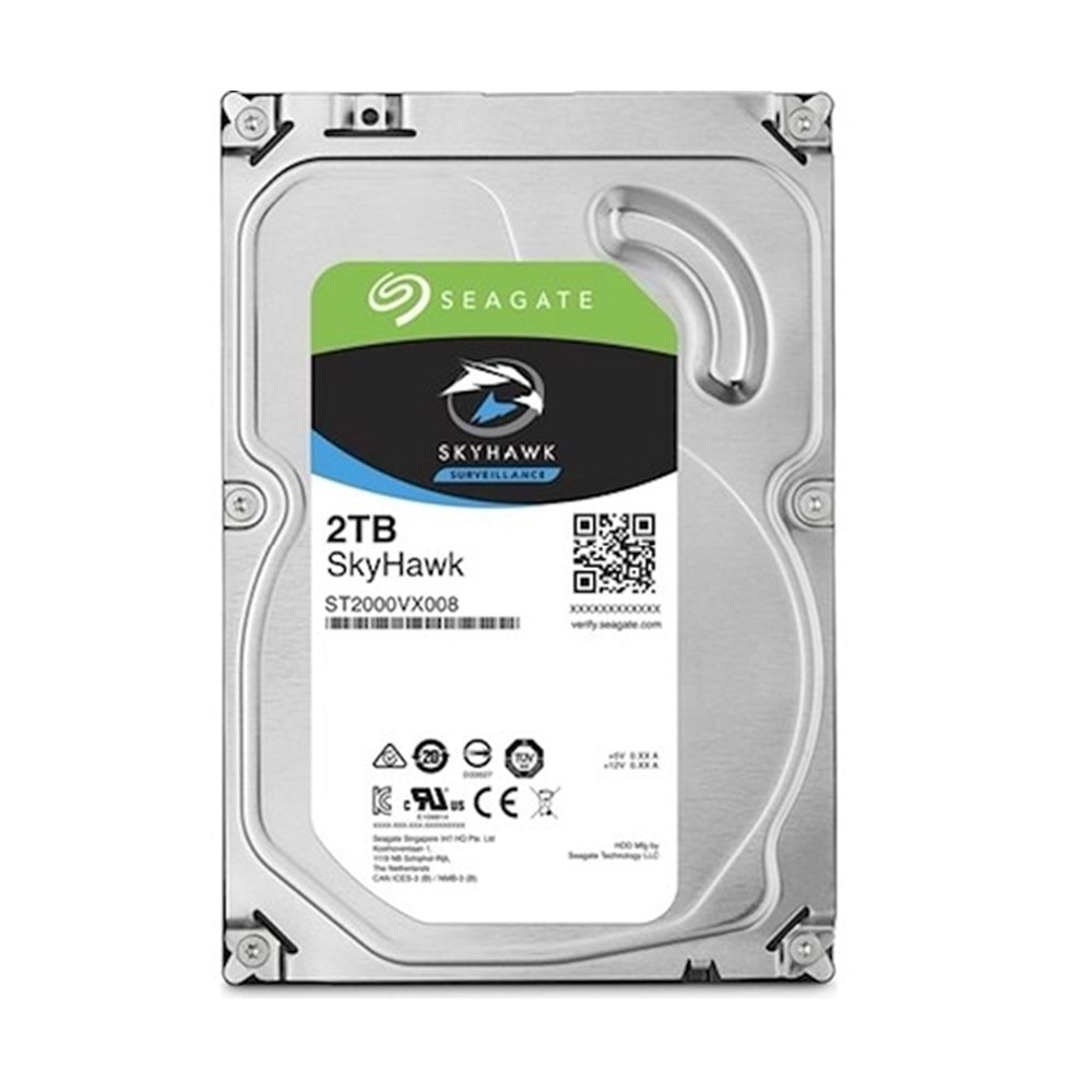 2TB SEAGATE SKYHAWK SERİSİ ST2000VX008 HARDDİSK