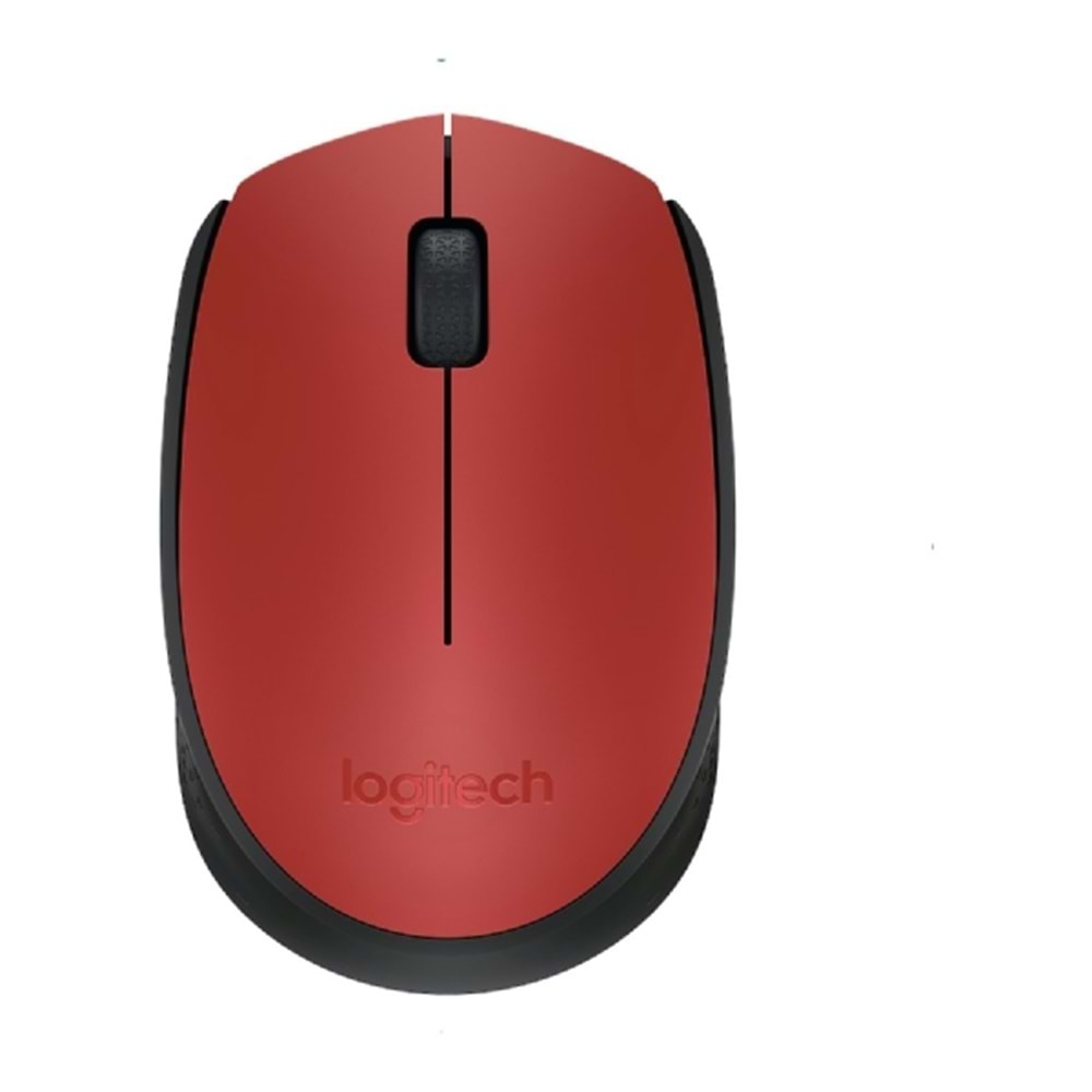 Logitech M171 Kablosuz Mouse-Kırmızı