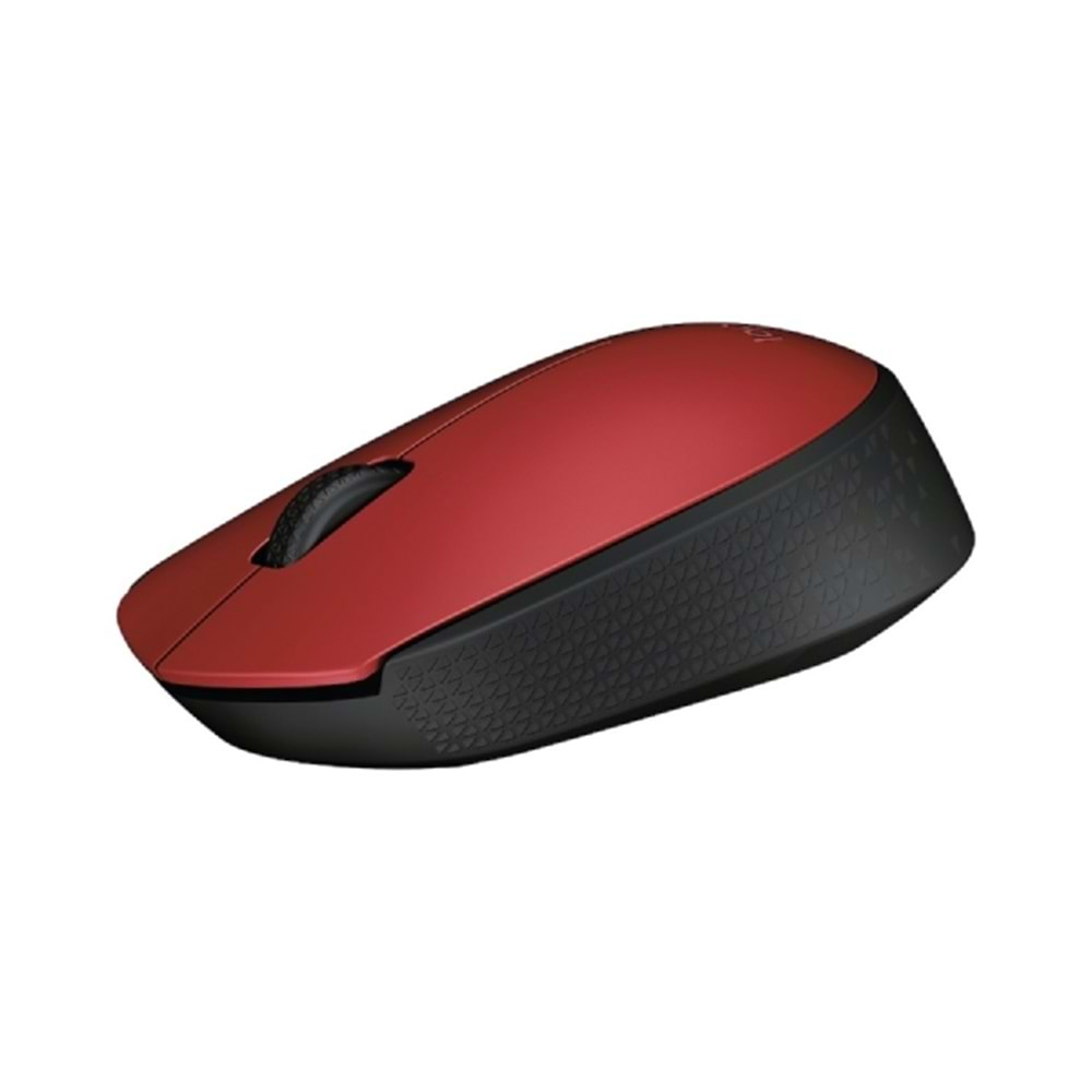 Logitech M171 Kablosuz Mouse-Kırmızı