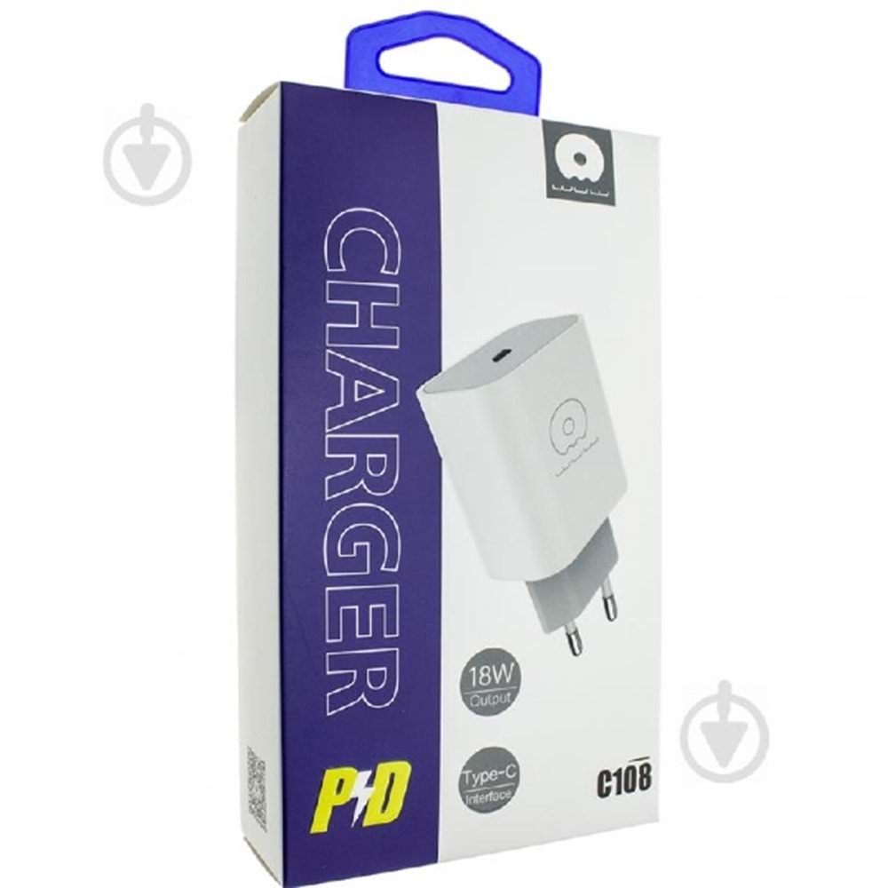 C 108 TYPE C TO TYPE C 18W FAST CHARGER