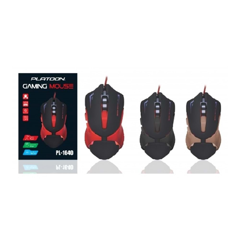 PL-1640 USB IŞIKLI OYUNCU MOUSE