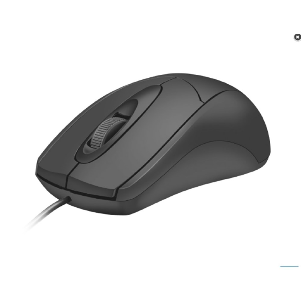 TRUST ZIVA KABLOLU 1200DPI OPTIK USB MOUSE SİYAH (21947)