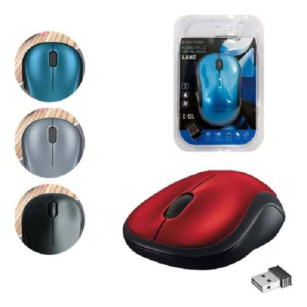 CONCORD C-13L KABLOSUZ OPTİK FARE WİRELESS MOUSE