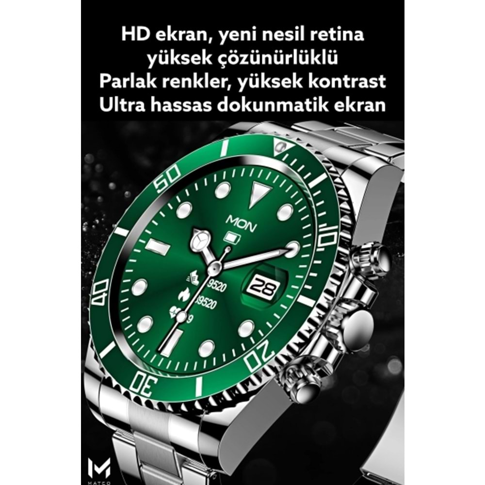 MATEO Akıllı Saat Maw12 Pro Business Edıtıon Androıd Ve Ios Uyumlu MATEO WATCH AW12PRO