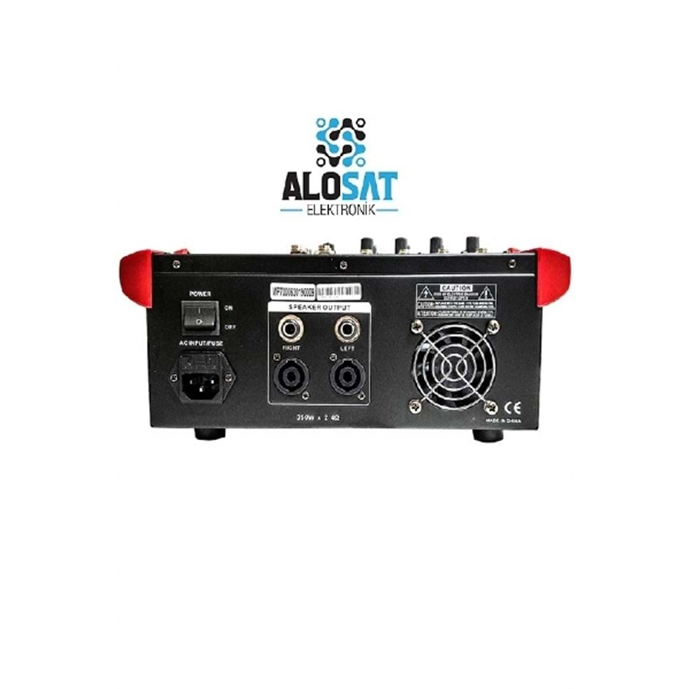 Mdex MP-700 Power Mkser Amf 2x350W 4 Kanal DspEfekt EQ Usb#alosat