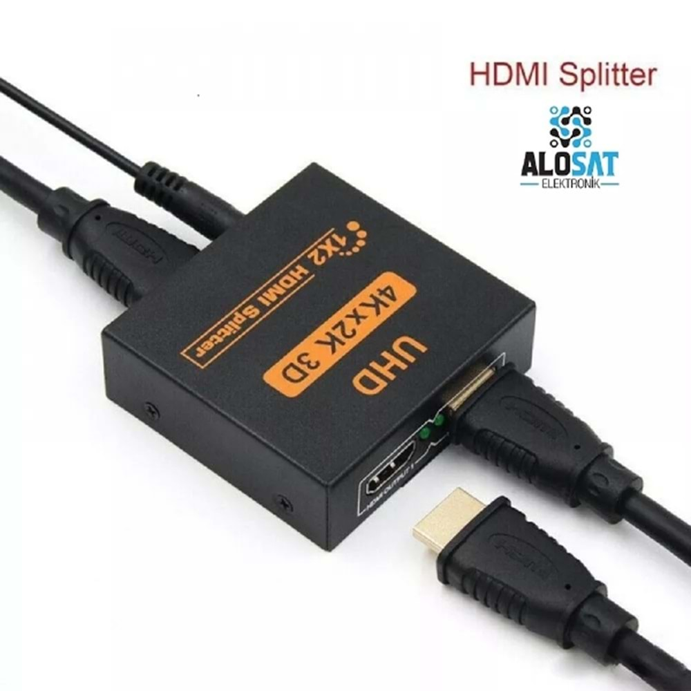 HDMI Splitter 1X2 Ver.1080P 1.4 3D Çoklayıcı #alosat