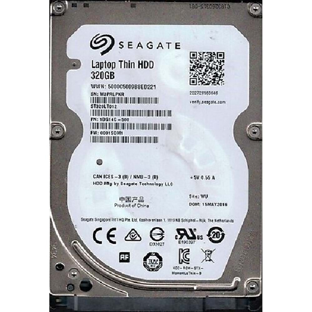 320GB Seagate HDD 2.5 