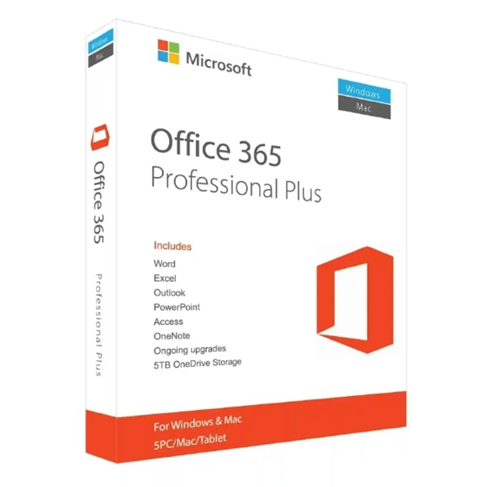 MICROSOFT OFFICE 365 PRO PLUS ACCOUNT – ORIGINAL Microsoft Office 365- 32/64Bit