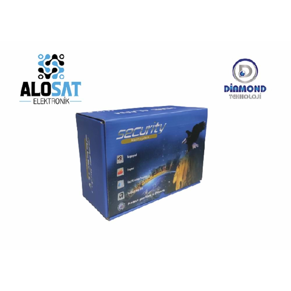 ALOSAT-ALOST2562 WIFI Home Security System Alarm Wireless IP GSM System