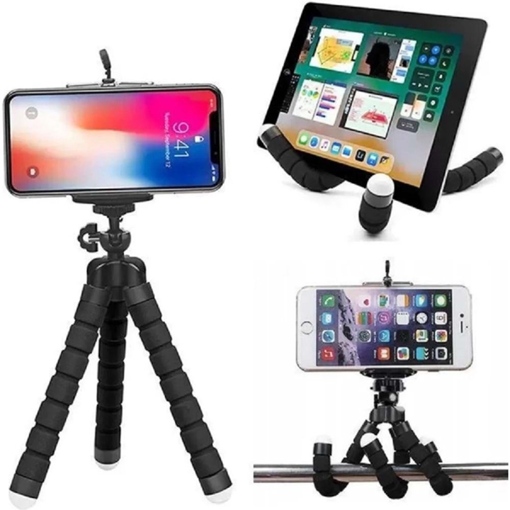 Concord T-1 Mini Esnek Çok Yönlü Ahtapot Tripod Stand