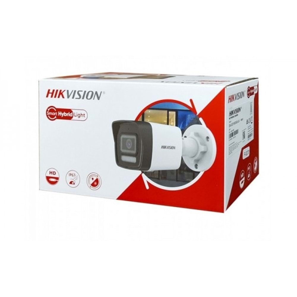 HIKVISION DS-2CD1023G2-LIUF 2MP 2.8MM 30MT DAHİLİ SESLİ IP67 H265+ IR BULLET IP KAMERA