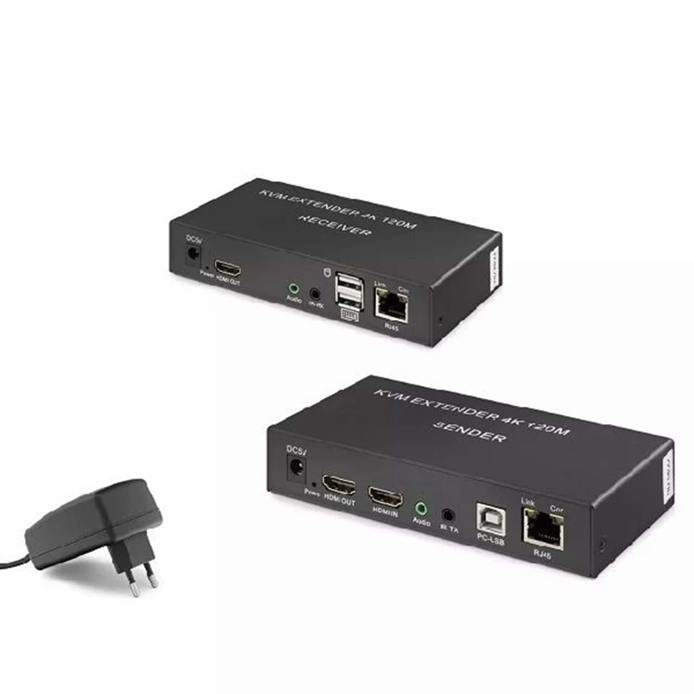 HADRON HDX1306 EXTENDER HDMI KVM 120MT