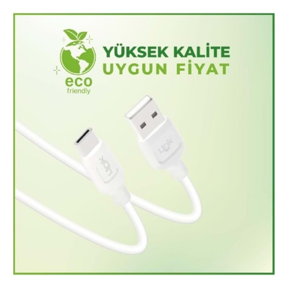 LİNKTECH K450 Strong Eco Friendly Type-C 3A Şarj Kablosu