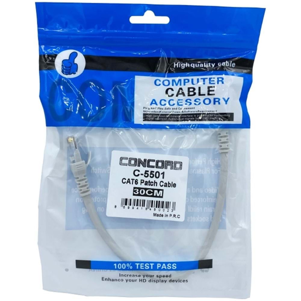 0.30 CM CAT6 Patch Concord C-5501