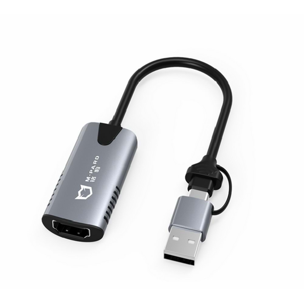 M-PARD MD025 USB2.0/TYPE-C TO HDMIM-PARD MD025 USB2.0/TYPE-C TO HDMI VIDEO CAPTURE- Product Name: USB2.0/TYPE-C TO HDMI VIDEO CAPTURE- Interface Type: TYPE-C/USB2.0/HDMI Female- Scope Of Use: Computer, Tablet, Camera, Video Camera,etc- Compatible Sy