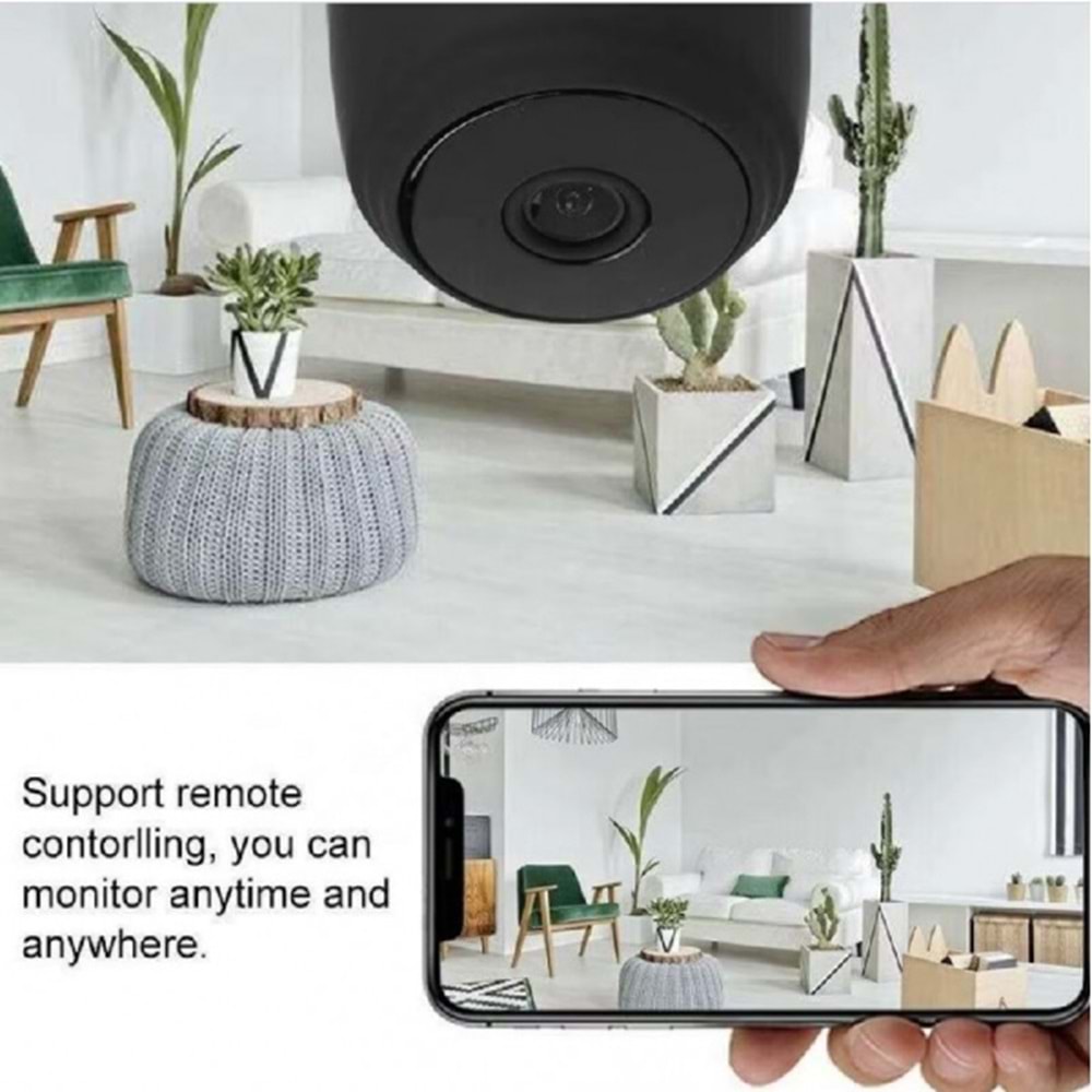 A9 HD 1080p wifi v380 mini app ile kablosuz akıllı ev kameraları gece görüş kapalı kameralar