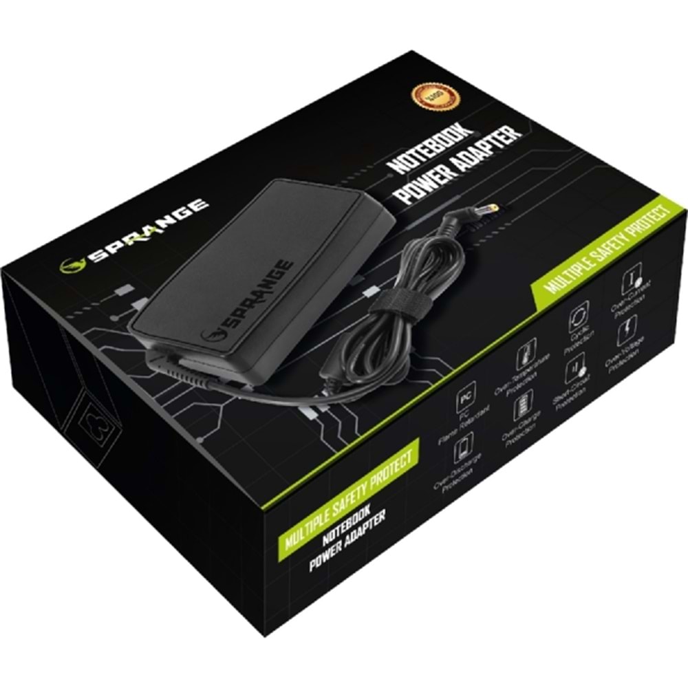 SPRANGE SR-L22 16.5V 3.65A 65W MAGSAFE 1 APPLE MACBOOK Notebook Adaptör