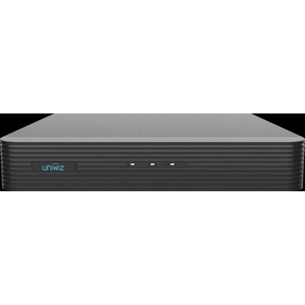 UniWiz NVR-110E2 10 Kanal NetworkVideo 8MP NVR Metal Kayıt Cihazı