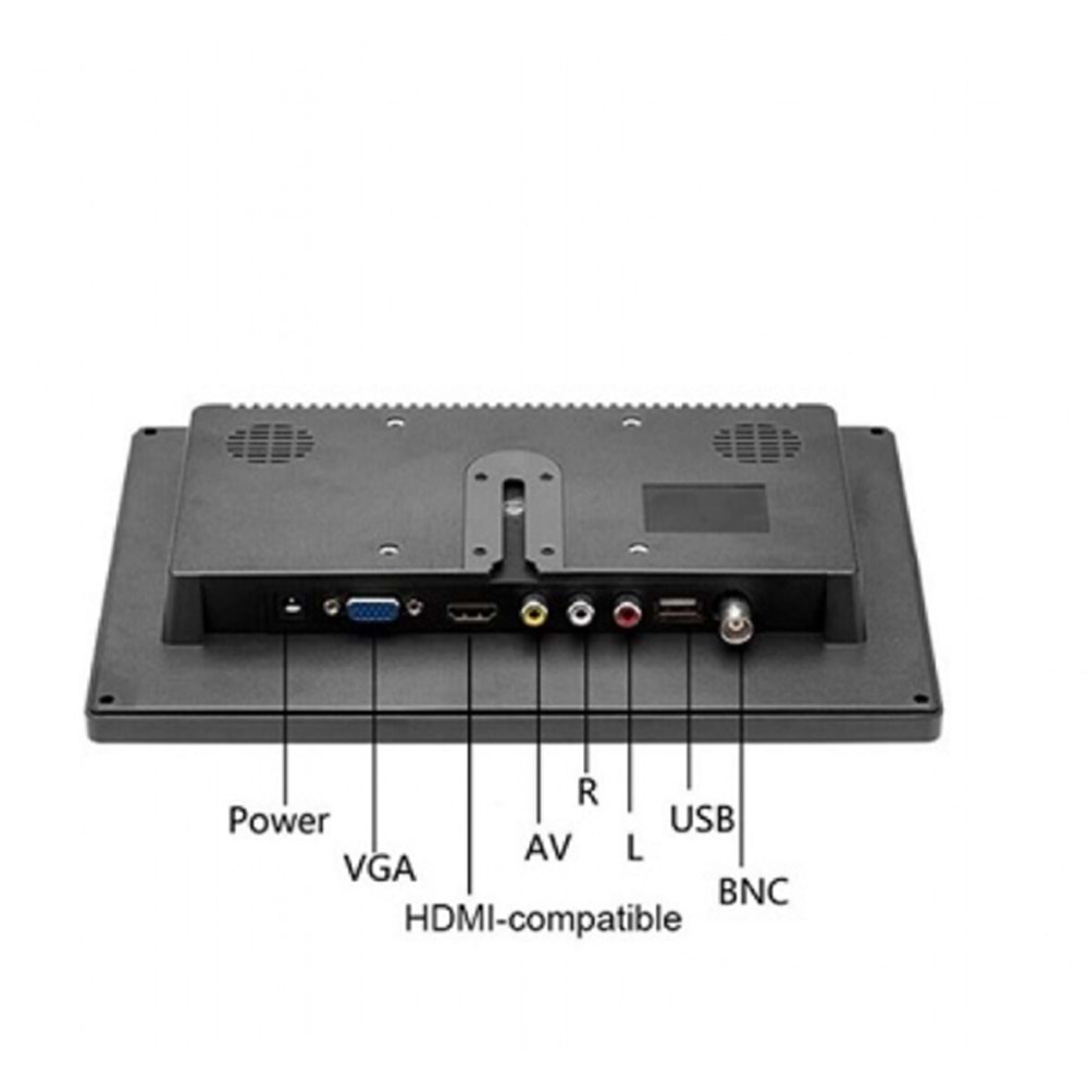 ALOSAT MY1085 10 INCH 12V HDMI/VGA/AV/BNC/USB INPUT SESLİ MONİTÖR