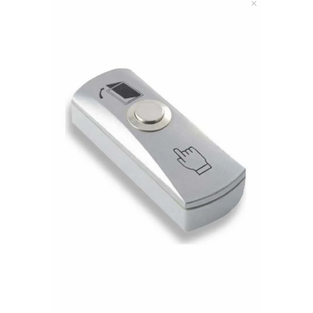 ALOSAT BT695 Metal Kapı Açma Butonu, Sıva Üstü, Çıkış Butonu