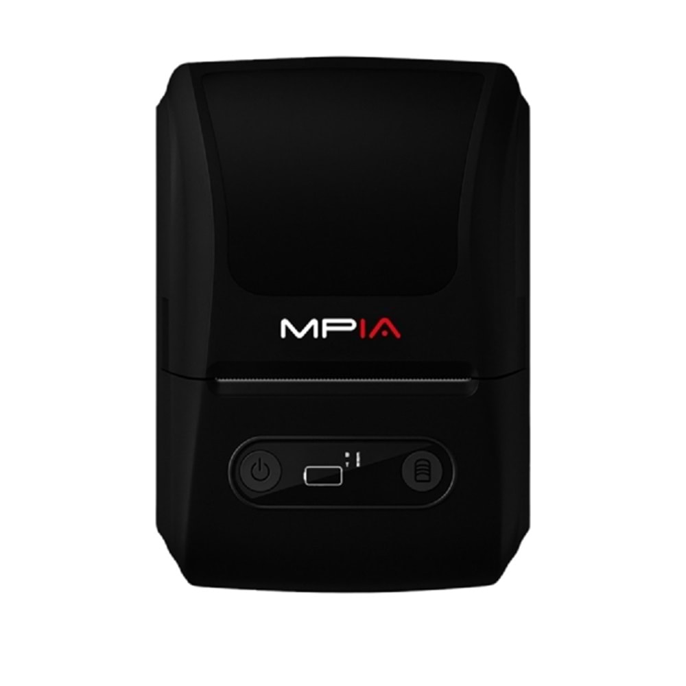 MPIA P1 Wireless Taşınabilir/Portatif Tasarım Etiket Yazıcısı Siyah