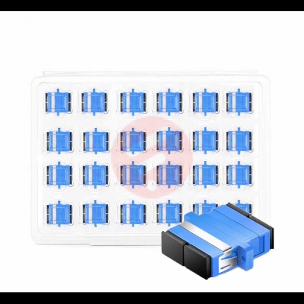 SC UPC Duplex Single Mode Fiber Optik Adaptor