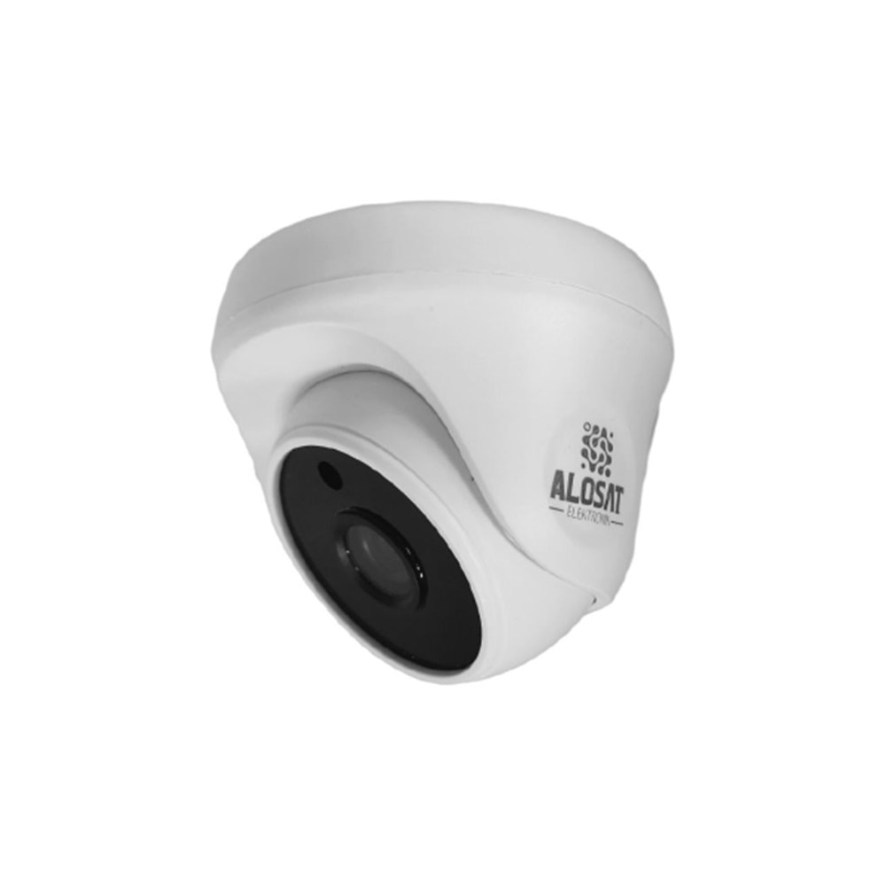 ALOSAT AHD 2MP AS-13332 DOME Kamera 1920x1080P Full HD3.6 mm 5Mp Sabit Lens, 1/2,7