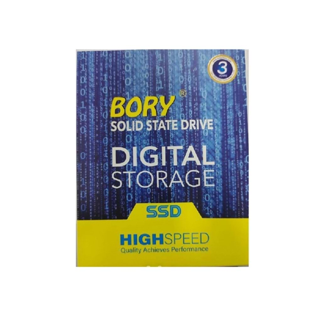 Bory 256GB Sata3 R500-C256G SSD 550/510 Mbs (2 Yıl Garantili)