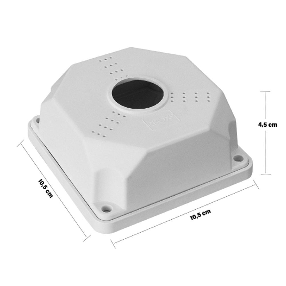 Kamera Buatı 10.5X10.5 CM Kapaklı Plastik Dahil Beyaz