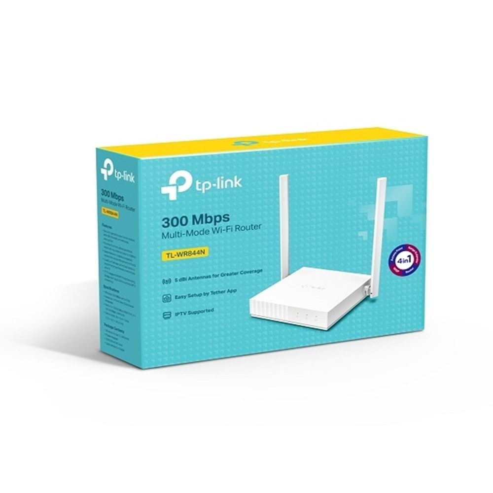 TP-LINK TL-WR844N 300 MBPS ÇOKLU MOD Wİ-Fİ ROUTER