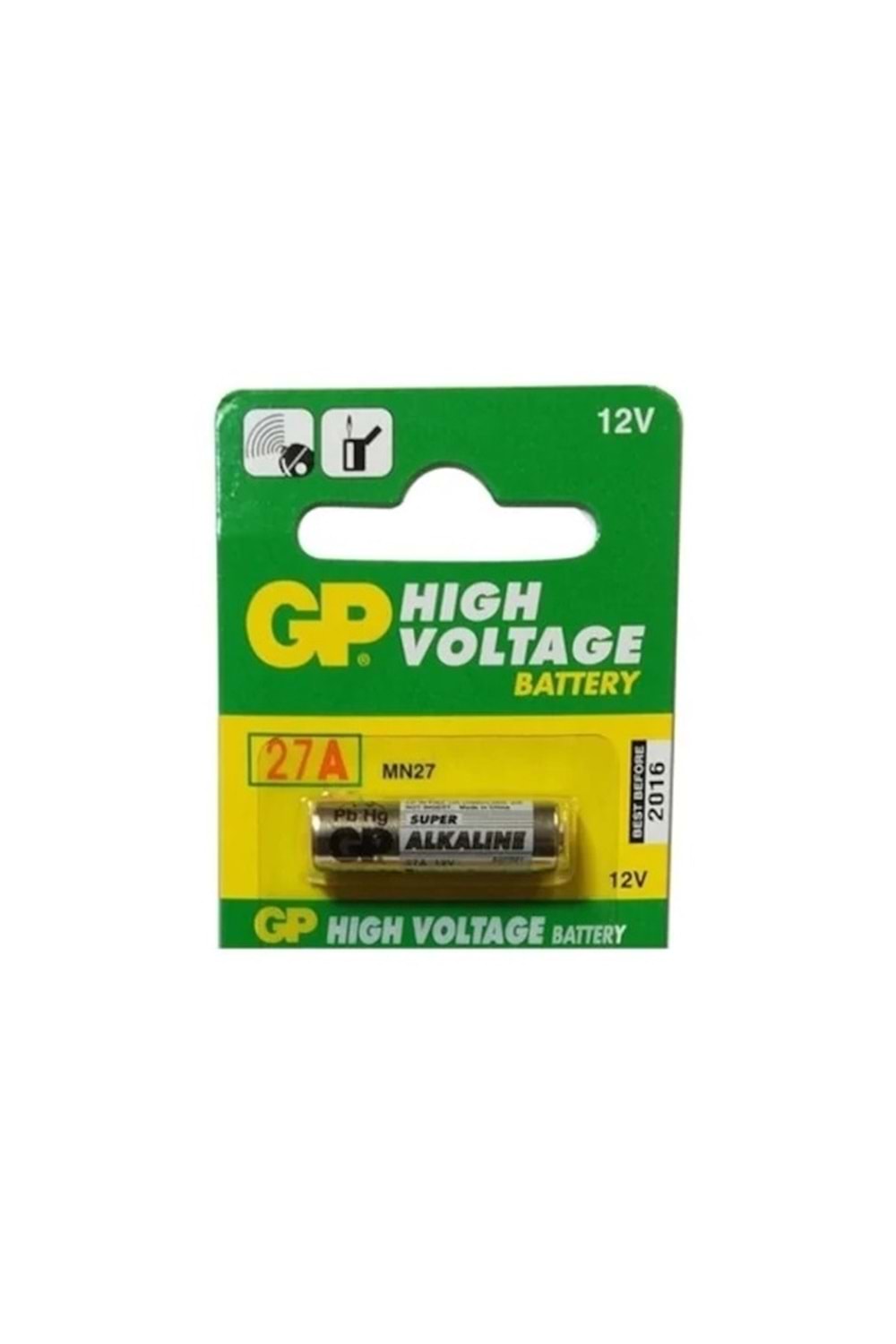 Gp 27A Mn27 A27 Alkaline 12V Kumanda Pili