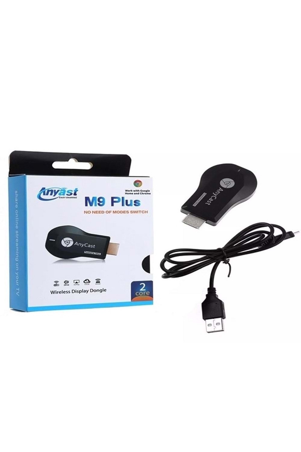 Anycast M9 Plus Full Hd Hdmi Kablosuz Görüntü Ve Ses Aktarıcı Aparat