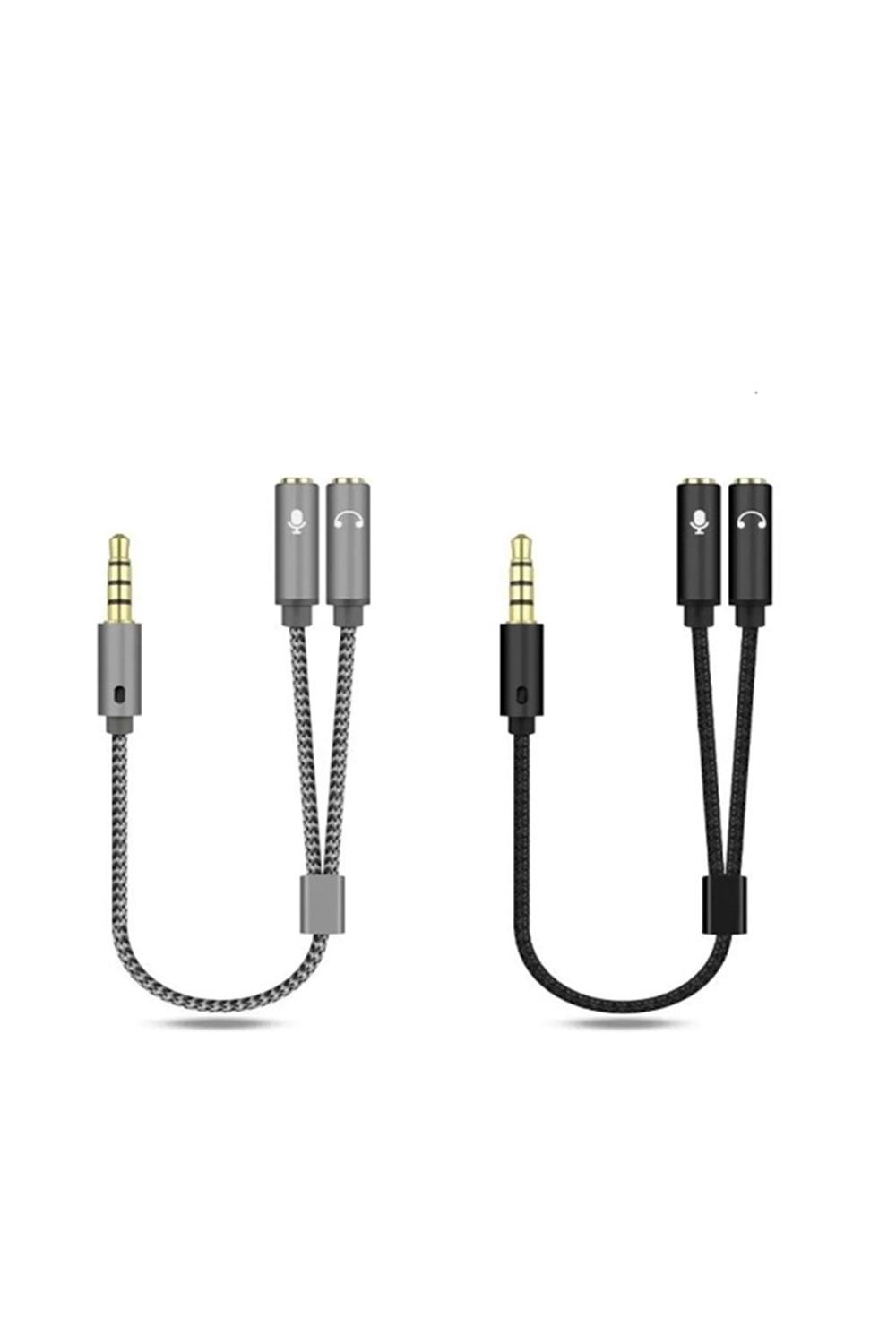 KIN KY-192 191-PC Gamer Oyuncu 3.5mm Kulaklık Mikrofon Çevirici