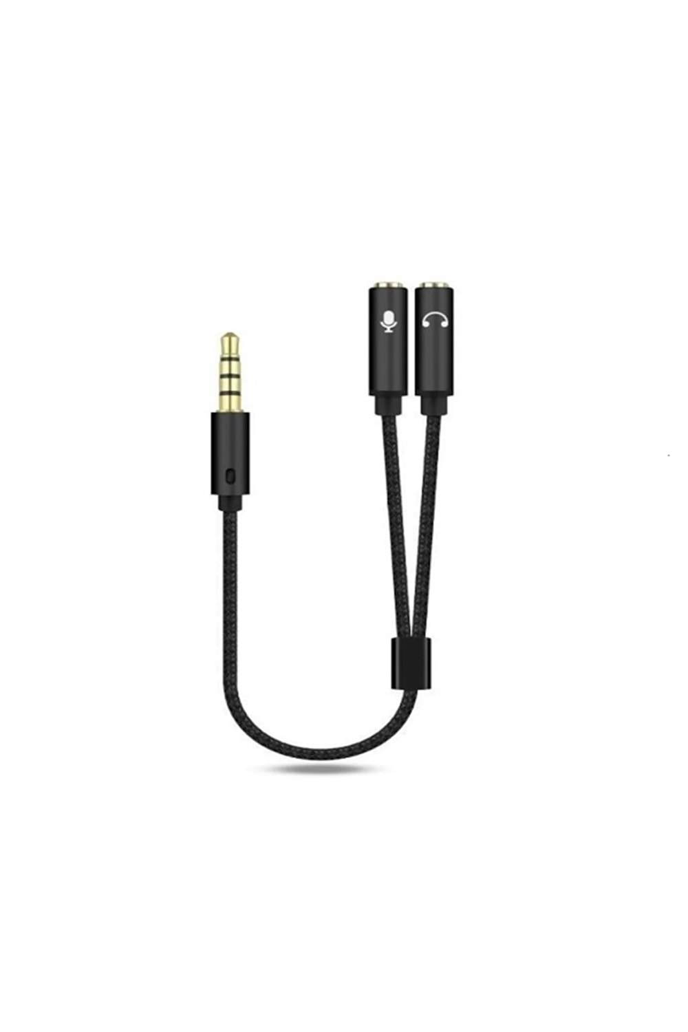 KIN KY-192 191-PC Gamer Oyuncu 3.5mm Kulaklık Mikrofon Çevirici