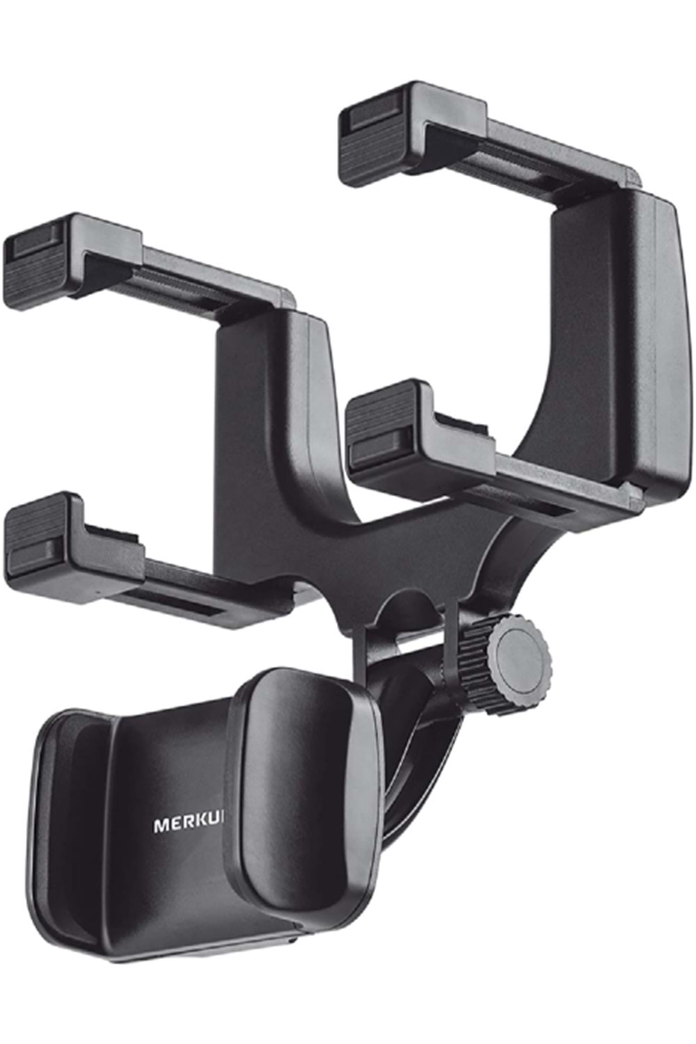 Merkury Innovations Rearview Mirror Car Mount Grip Clip for Universal Smartphones