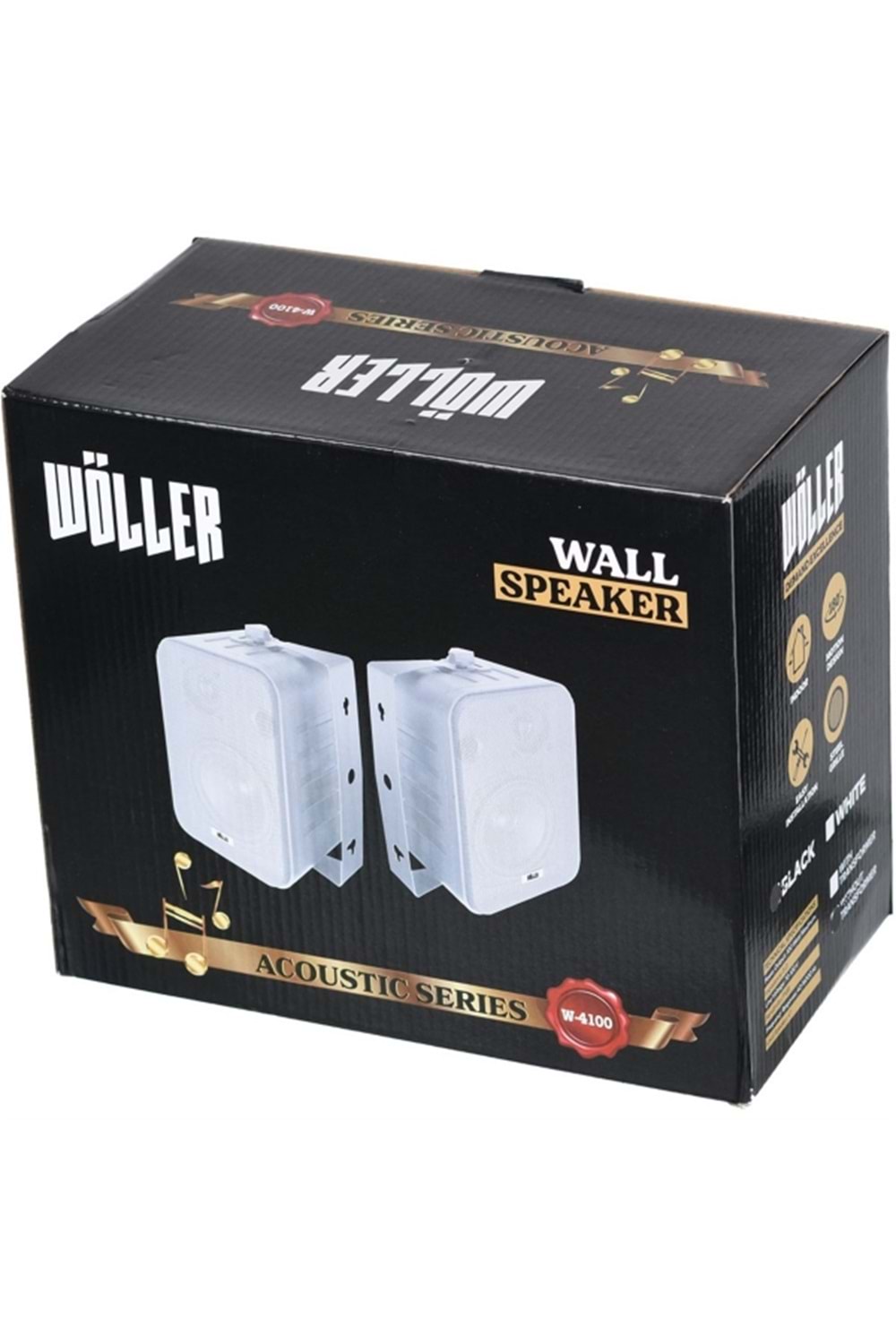 WÖLLER 10 Cm 8 Ohm Beyaz Sütun Hoparlör W-4100 B