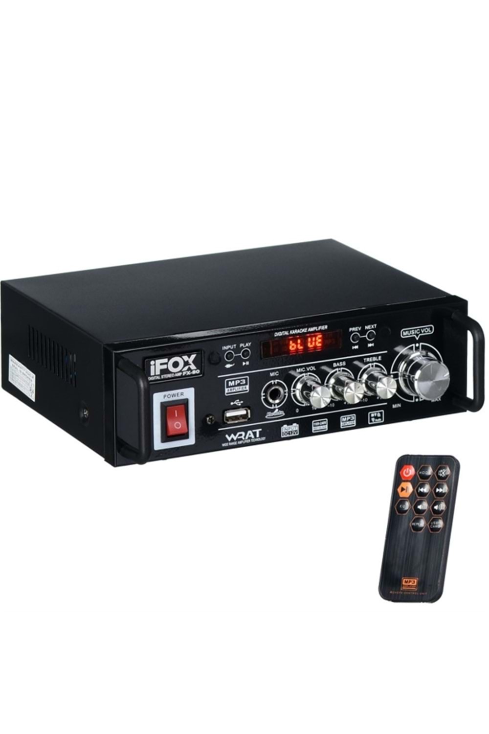 İFOX Usb Li 80W Stereo Amfi FX-80