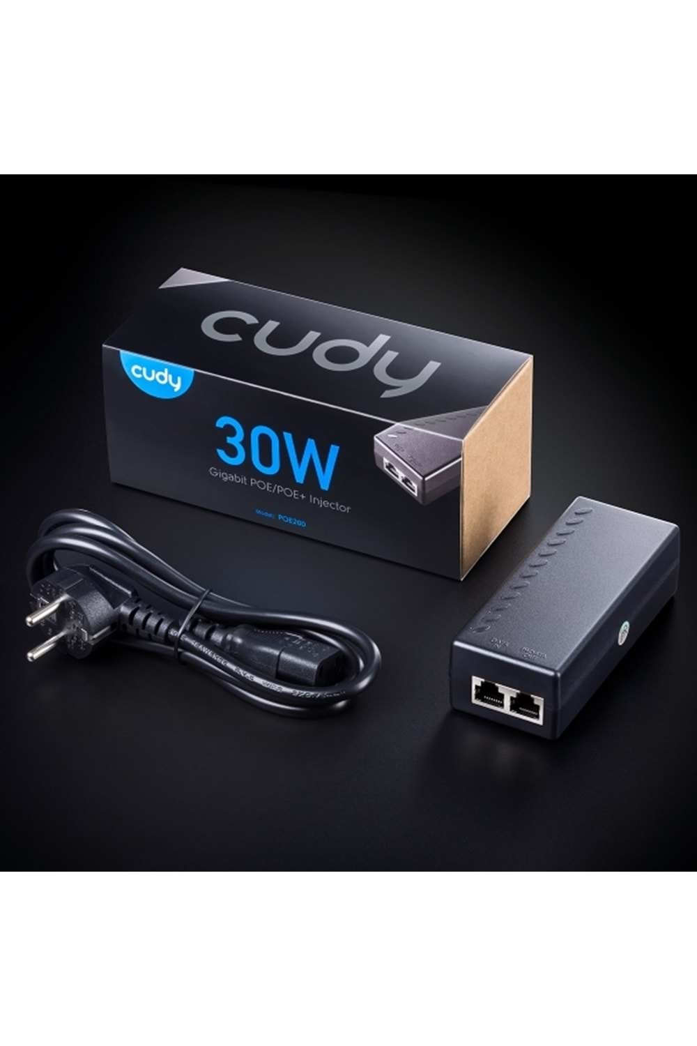 CUDY POE200 (1 Port Poe+/Poe) 30W INJECTOR