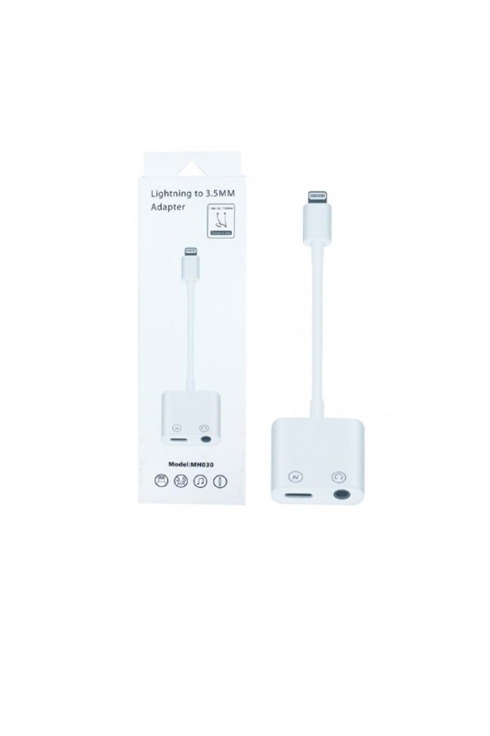 PLATOON PL-8805 Ios Kulaklık Ve Şarj Çevirici Dönüştürücü Çoklayıcı Aux Kablo