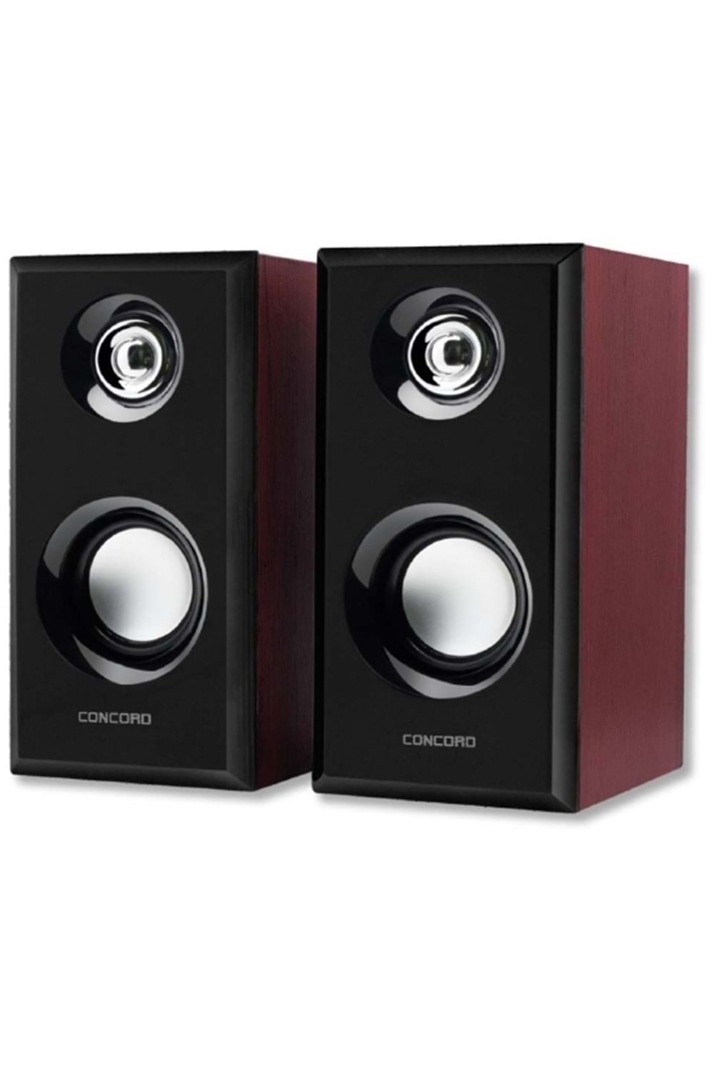 Concord C-8003 Pc Hoparlör USB 2.0 Ahşap Full -Bass Tizz