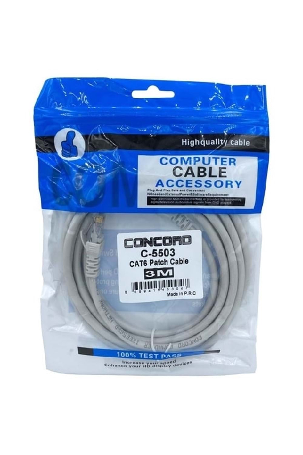 3Metre CAT6 Patch Concord C-5503