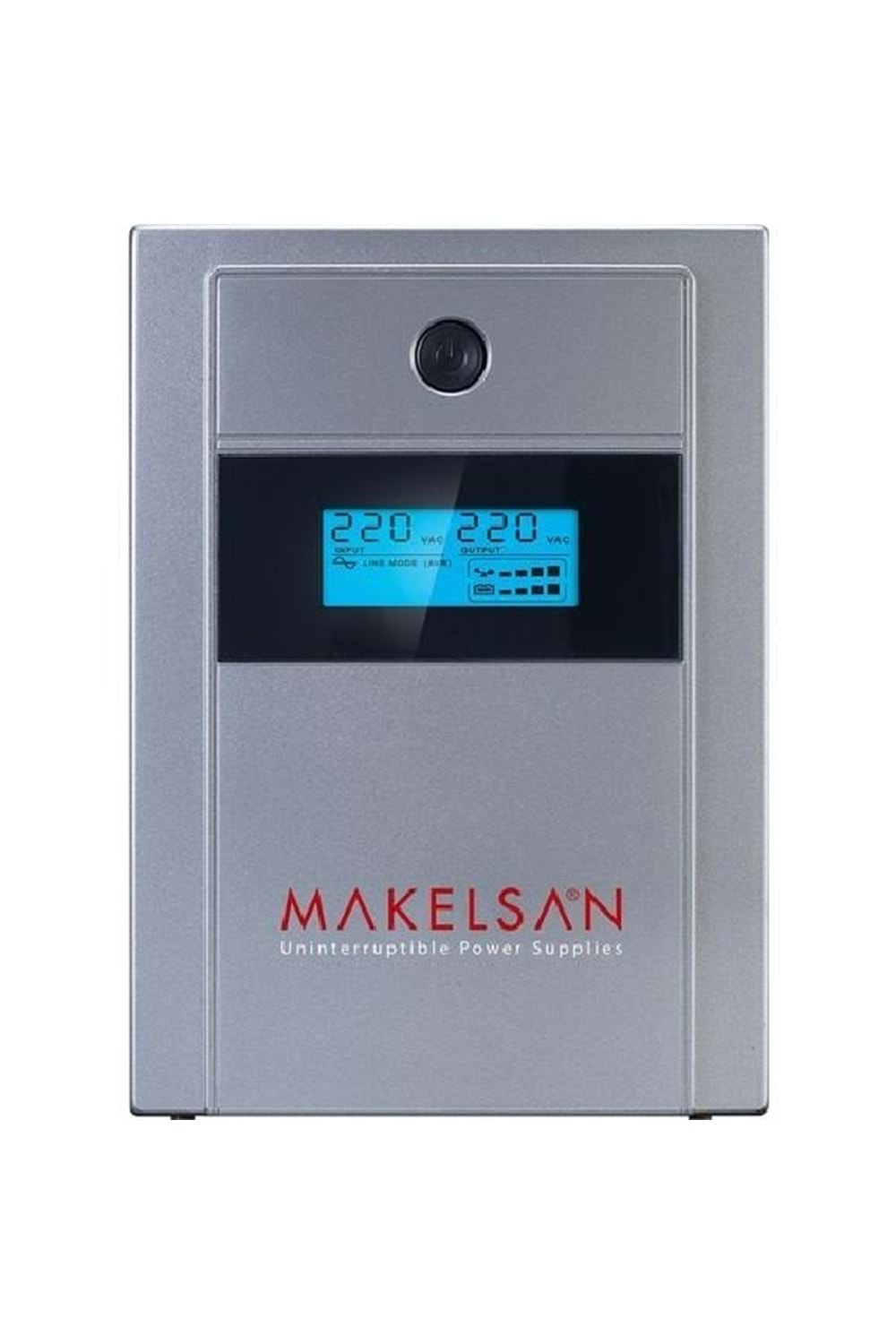 MAKELSAN LION 1200 VA LCD /USB (2x12V 7AH Akü) Line Interactive 5/10 dk UPS