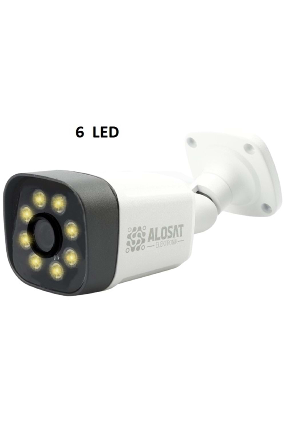 ALOSAT IP 5MP P5-6870ESMW6 Gece Renkli 6Warm Light LED Bullet Kamera Metel Kasa XM Bord SESLI POE IP H.265 5Mp 2592x1944 Full HD3,6 MM 5Mp Sabit Lens 40 Metre Gece 30FPSMETAL GÖVDE / IP66 / PoE/DC/ip 169.254.134.72/parole-123456