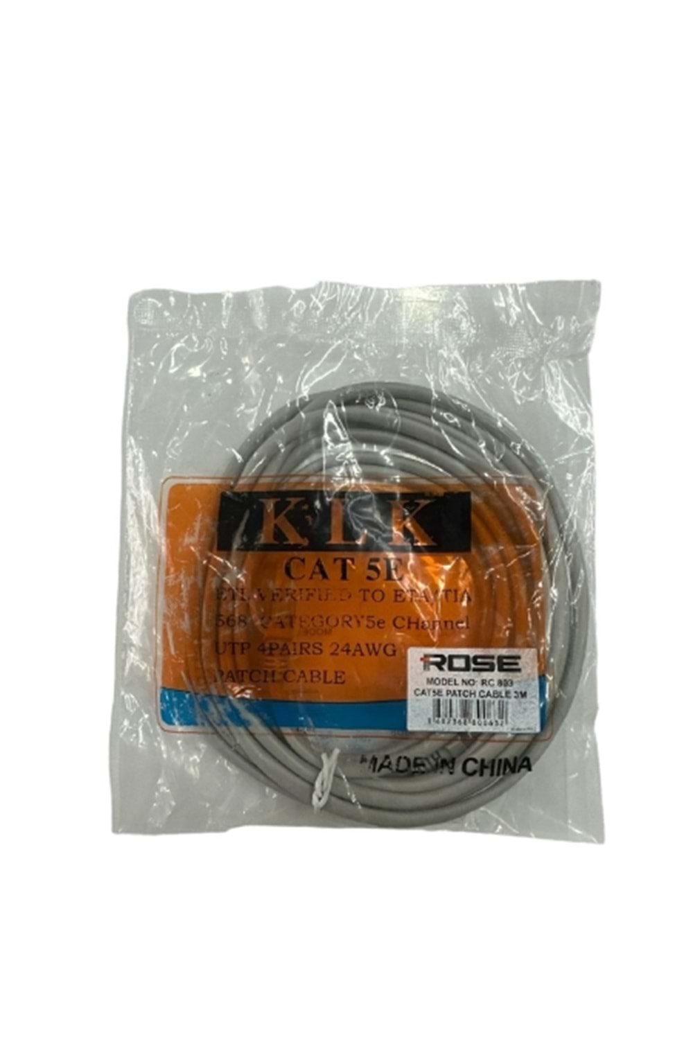 ROSE RC-803 CAT5E PRES BASKI PARÇA KABLO-3M