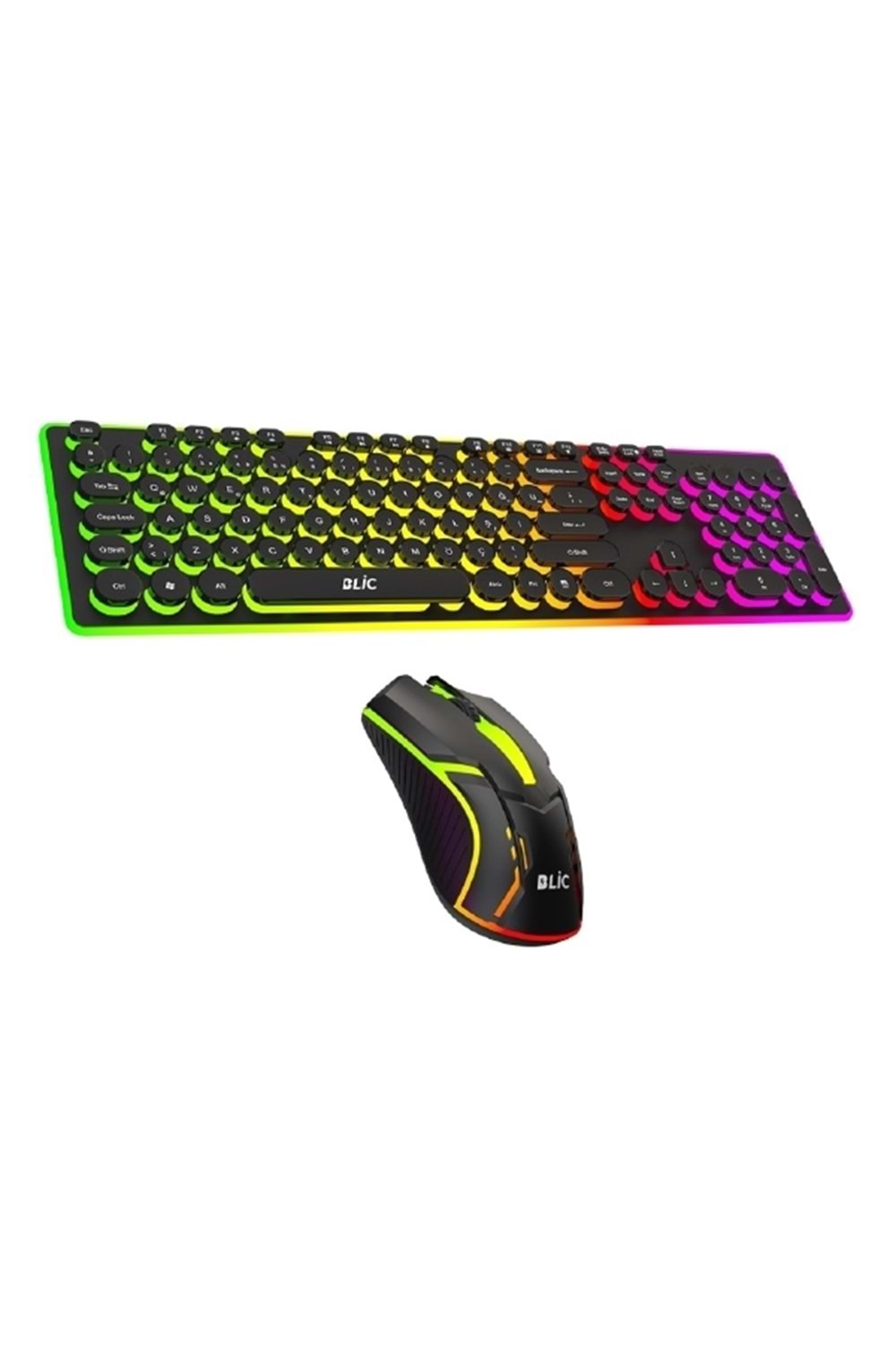 Blic Bkb8 RGB Gaming Kablolu Klavye | Mouse Set